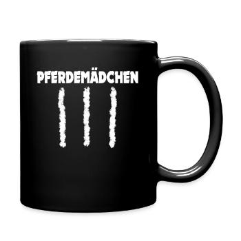 TECHNO UPTEMPO HORSE PARTY - Mug uni - noir - Droite