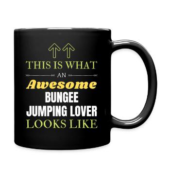Voici à quoi ressemble un amateur de saut à l’élastique génial - Mug uni - noir - Droite