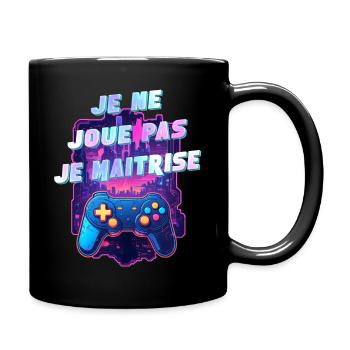 Gamer humour passionné de jeux vidéo geek gaming - Mug uni - noir - Droite