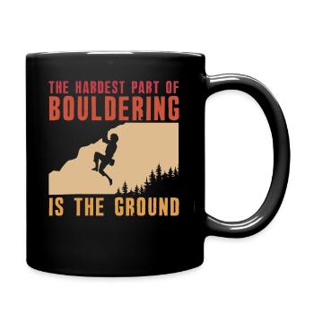 Bouldering Boulderer Bouldering - Full Colour Mug - black - Right