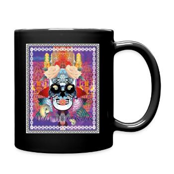 Skull Purple - Full Colour Mug - black - Right