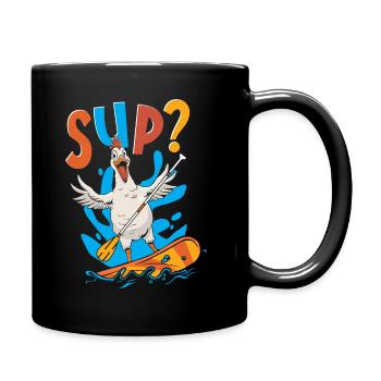 Renn-SUP-Zubehör Allround Chicken Sup - Tasse einfarbig - Schwarz - Rechts