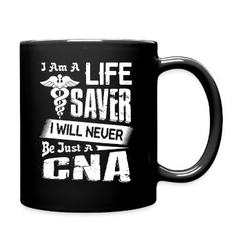 CNA CNA Is A Life Saver - Full Colour Mug - black - Right