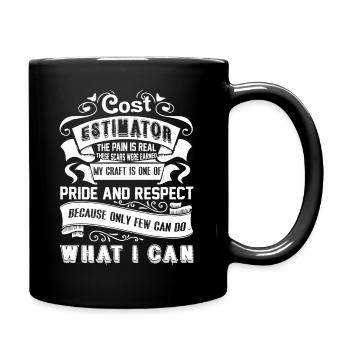 Cost Estimator Cost Estimator Life - Full Colour Mug - black - Right