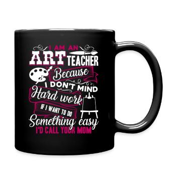I am A Art Teacher - Full Colour Mug - black - Right