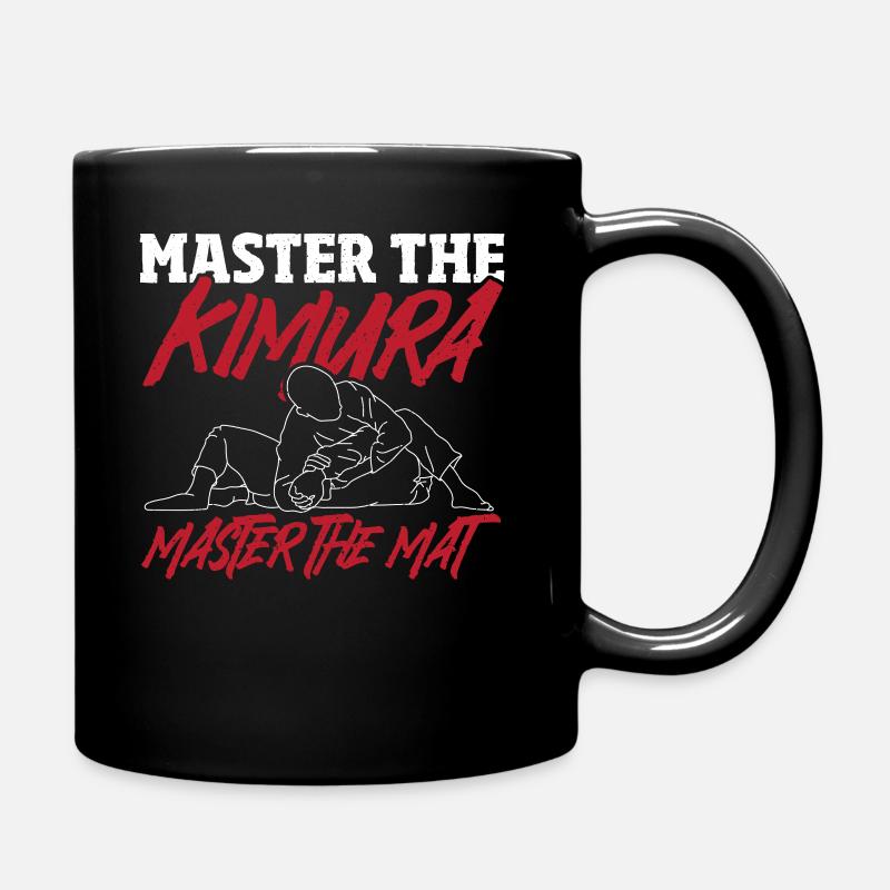 Karate MMA BJJ Kimura Jiu-Jitsu - Tasse einfarbig - Schwarz