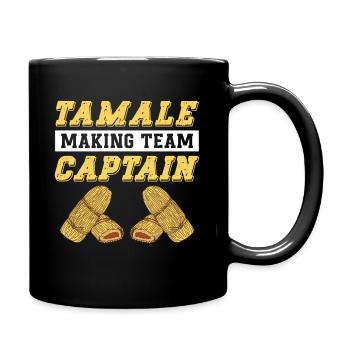 Tamale Making Team Capitaine Tamales mexicains - Mug uni - noir - Droite