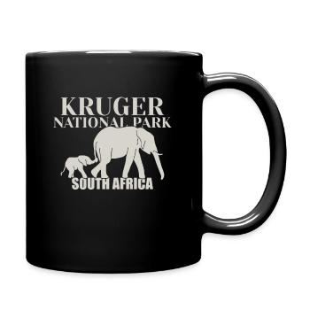 Parc national Kruger Elephant Afrique du Sud - Mug uni - noir - Droite