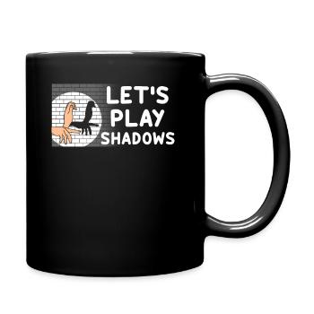 Playing With Light And Darkness Shadow - Full Colour Mug - black - Right
