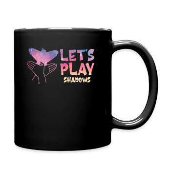 Jouons à Shadows Shadow Puppetry - Mug uni - noir - Droite