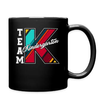 Team Kindergarten Teacher - Full Colour Mug - black - Right