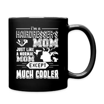 Hairdresser Hairdresser Mom Cooler - Full Colour Mug - black - Right