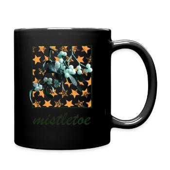 Flora und Fauna Mistelzweig Pflanzen - Tasse einfarbig - Schwarz - Rechts