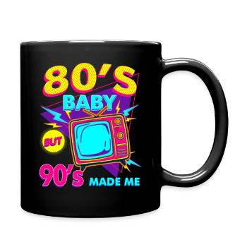 Enfant des années 80 dans les années 80 Né à plus de 30 ans - Mug uni - noir - Droite