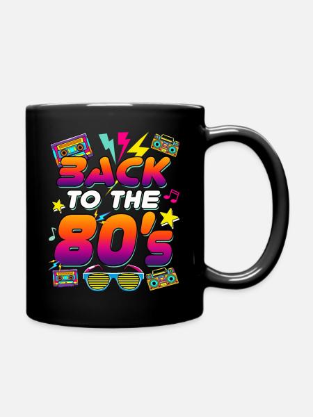 Années 80 Né dans les années 80 - Mug uni - noir