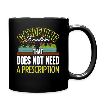 Gardening Gardening Is Medicine - Full Colour Mug - black - Right