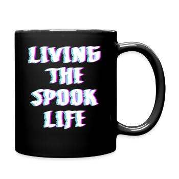 Living The Spook Life Ghost Bait - Full Colour Mug - black - Right