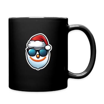 Joyeux Noël Pingouin - Mug uni - noir - Droite