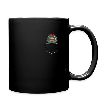 Joyeux Noël Paresseux - Mug uni - noir - Droite