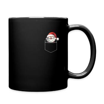 Joyeux Noël Père Noël - Mug uni - noir - Droite