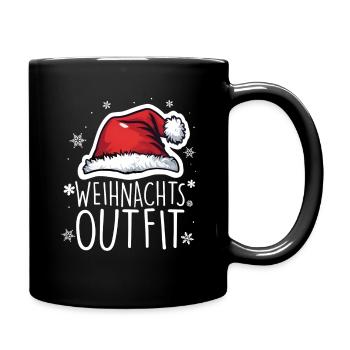 Christmas Outfit Christmas - Full Colour Mug - black - Right