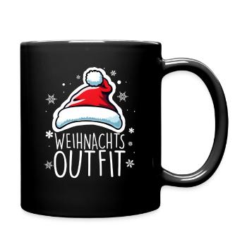 Christmas Outfit Christmas - Full Colour Mug - black - Right