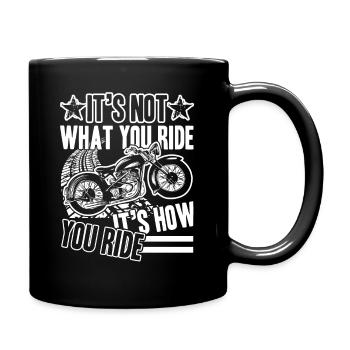 Motorcycle It's How You Ride Motorcycle - Full Colour Mug - black - Right