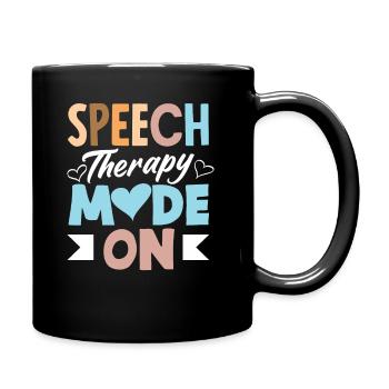 Mode orthophoniste à l’orthophoniste - Mug uni - noir - Droite