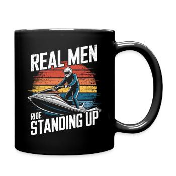 Adrénaline sur l’eau - Mug uni - noir - Droite