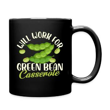 Fonctionnera pour la casserole de haricots verts Thanksgiving - Mug uni - noir - Droite