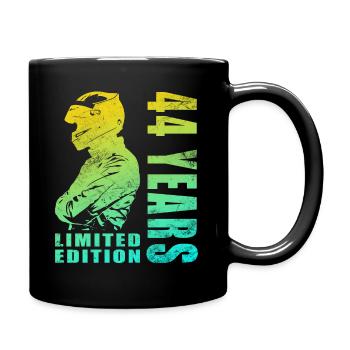 Motard 44 ans Moto d’anniversaire Moto - Mug uni - noir - Droite