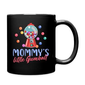 Mommy's Little Gumball Bubblegum Chewing Gum - Tasse einfarbig - Schwarz - Rechts