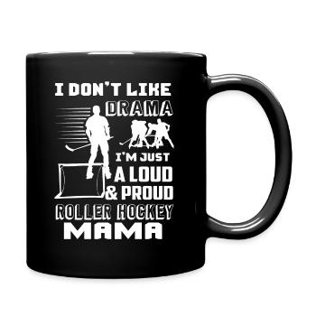 Roller Hockey Mama - Full Colour Mug - black - Right