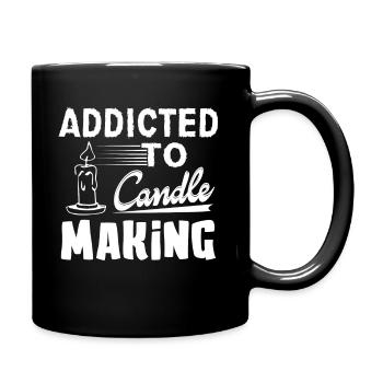 Addicted To Candle Making - Full Colour Mug - black - Right
