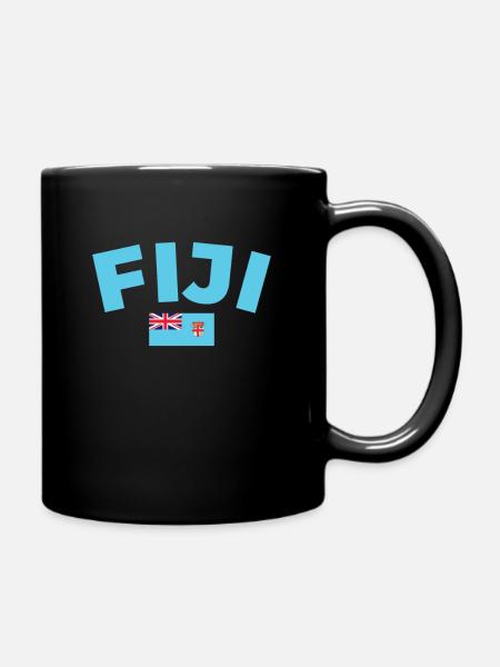 Fidji Fidji Drapeau fidjien Fidji - Mug uni - noir