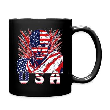 MANN USA KONTUR - Tasse einfarbig - Schwarz - Rechts