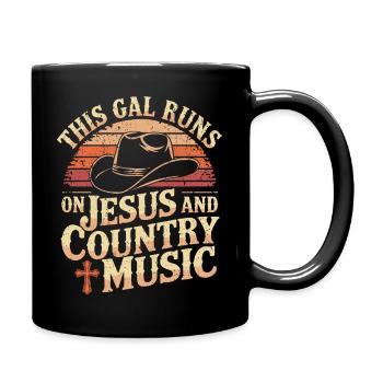 Your Faith and Music Style - Full Colour Mug - black - Right