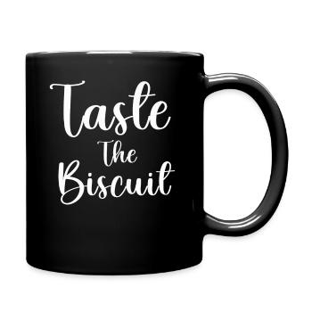 Taste The Biscuit Taste The Goodness - Full Colour Mug - black - Right