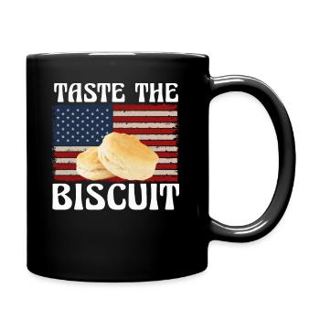 Taste The Biscuit Taste The Goodness - Full Colour Mug - black - Right