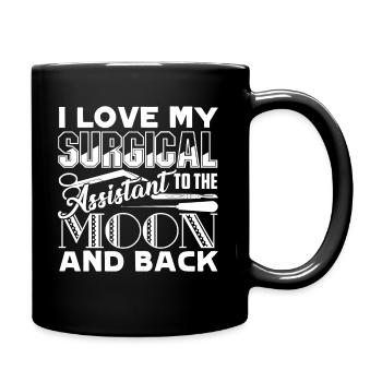 Surgical Assistant I Love My Surgical Assistant - Full Colour Mug - black - Right