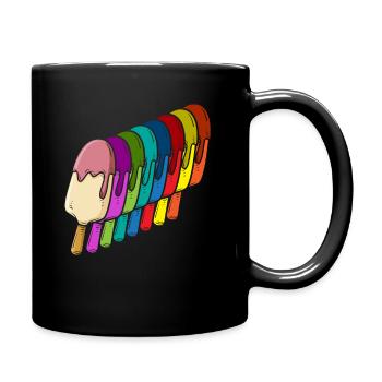 Cream Lover Rainbow - Full Colour Mug - black - Right