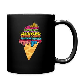 Cream Lovers Colorful Flavor Variety - Full Colour Mug - black - Right