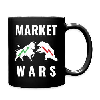 MARKET WARS - Tasse einfarbig - Schwarz - Rechts