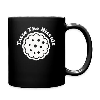 Taste The Biscuit Taste The Goodness - Full Colour Mug - black - Right