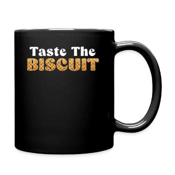 Taste The Biscuit Taste The Goodness - Full Colour Mug - black - Right