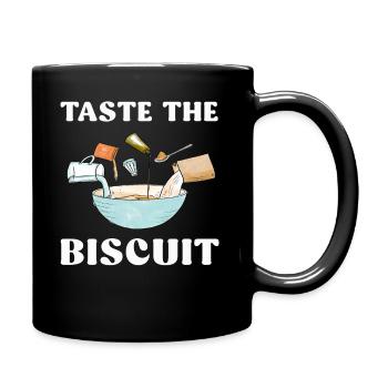 Goûtez le biscuit Goûtez les bienfaits - Mug uni - noir - Droite