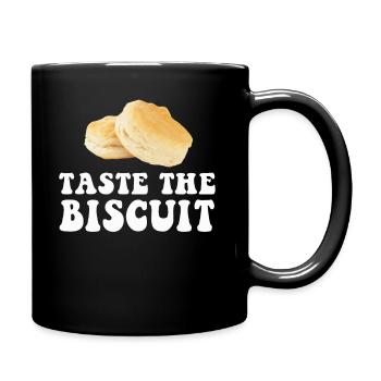 Taste The Biscuit Taste The Goodness - Full Colour Mug - black - Right