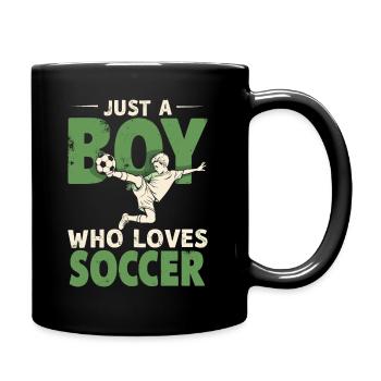 Football Joueur de football, Joueur de football Garçon - Mug uni - noir - Droite