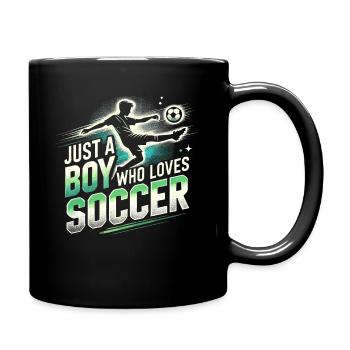 Football Joueur de football, Joueur de football Garçon - Mug uni - noir - Droite