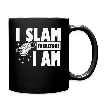 Poetry Slam I Slam Slam Poesie - Full Colour Mug - black - Right